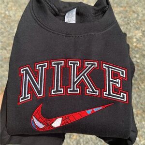 Nike Spider-Man Embroidered Crewneck Sweatshirt